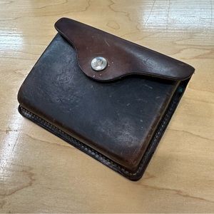 Vintage Hunter Brand Brown Leather Ammunition Holder - +25-